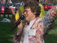 Nancy Hazard announces